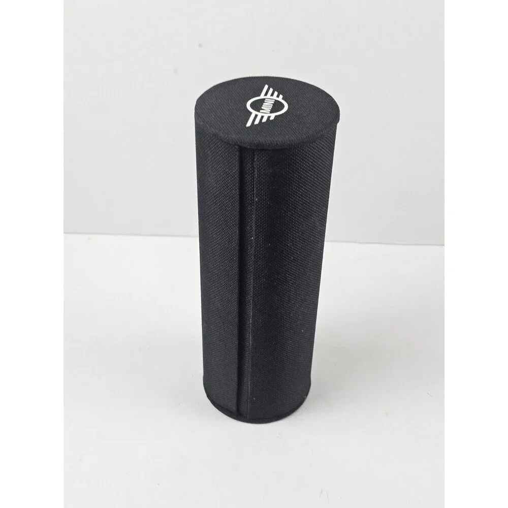 MINI Black Hard Eyeglass Case for Glasses Fabric 7 in Protective Storage